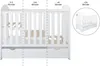 Set ZEE HEART: lettino bianco 120x60 con cassetto + comò Anteprima dell’immagine prodotto 10