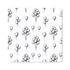MuchoWow® Mauspad Mousepad Ballon - Muster - Schwarz und Produktbild-Vorschau 1