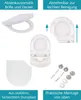 Calmwaters® Wand WC spülrandlos Weiß, mit WC-Sitz, Raumspar Produktbild-Vorschau 4