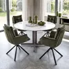 Silla de comedor Duhome, giratoria 360°, sillón de relax, Vista previa de la imagen del producto 2