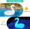 Aufblasbarer Schwan Pool Float mit sieben farbigen Produktbild-Vorschau 3
