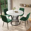 Set da pranzo Flieks, tavolo da pranzo con 4 sedie, tavolo Anteprima dell’immagine prodotto 1