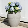 Blumentopf Ø: 34 x H: 40 cm Palermo Stone, Grau, für Innen Produktbild-Vorschau 2