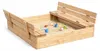 Aga Kinder Holzsandkasten 120x120 cm Produktbild-Vorschau 1