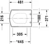 Duravit 0065610000 WC-Sitz Caro Weiß Scharniere Produktbild-Vorschau 3