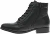 A black leather boot shown from the side. Náhled obrázku produktu
