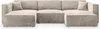 Masseno Ecksofa SARMO M mit Schlaffunktion U-Form, Sofa mit Produktbild-Vorschau 11