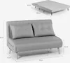 2-Sitzer Schlafsofa skandinavischer Stil aus Stoff Elettra Produktbild-Vorschau 7