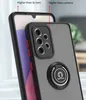 Close-up of a smartphone case with a ring holder, highlighting its protective features. Produktbild-Vorschau