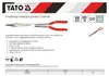 Yato YT-20400, Spitzzange, Chrom-Vanadium-Stahl, PVC, Rot, Produktbild-Vorschau 6