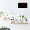 Perel Digitale LED-Wanduhr schwarz mit großen roten Produktbild-Vorschau 7