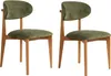 Skye Decor, Hochwertiges Stuhlset (2 Stück), Grünes Produktbild-Vorschau 2