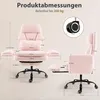 Bürostuhl mit Fußstütze, 135° Verstellbarer Schlafsessel, Produktbild-Vorschau 9