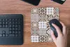 MuchoWow® Mauspad Mousepad Muster - Vintage - Braun - Produktbild-Vorschau 4