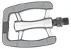 Union Pedal Sp-823 Schwarz/Grau schwarz,grau Produktbild-Vorschau 8