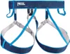 Blauer und grauer Petzl Tour Gurt mit verstellbaren Beinschlaufen und Schnallen Náhľad obrázku produktu