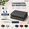 Komfortec Premium Kissenbezug 50x70 cm – 2er Set – Produktbild-Vorschau 2