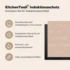 KitchenYeah© Herdabdeckplatte Muster - Rosa - Roségold , Produktbild-Vorschau 6