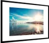MuchoWow® MuchoWow® Gerahmtes Poster Meer - Boot - Berg Produktbild-Vorschau 7