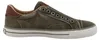 Sneaker da uomo Mustang in tela color kaki Anteprima dell’immagine prodotto 2
