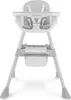 A white and gray baby high chair is shown against a white background. Anteprima dell’immagine prodotto