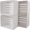 4er Set neue weiße/weisse Obstkiste 50cm x 40cm x 30cm Produktbild-Vorschau 1