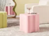 BELIANI Beistelltisch Pastellrosa MDF Unregelmäßiges Design Produktbild-Vorschau 2