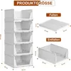 4er Set Schubladenbox,  Stapelbare Kleiderschrank Produktbild-Vorschau 2