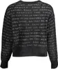 Stilvoller Damenpullover in Schwarz mit Kontrastdetails und Produktbild-Vorschau 2