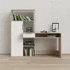 Dmora Scrivania Annalou 60.35x162.8x155.4h cm Bianco, Anteprima dell’immagine prodotto 4