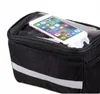 Borsa da manubrio Bicicletta Borsa per bagagli Telefono Anteprima dell’immagine prodotto 7