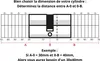 Cylindre de serrure double entrée SA, 20x20mm, Voir les images du produit 3