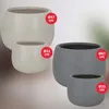 KOTARBAU® Pflanzkübel Blumenkübel Beige Fiberclay Ecolite Produktbild-Vorschau 9