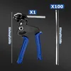 Metall-Bindepistol-Set mit 100 Edelstahl-Kabelbindern 4,6 x 300 mm Productafbeelding-voorbeeld