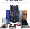 sac à dos de randonnée léger et étanche 60L avec protection Voir les images du produit 4