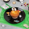 6 Mini Fußbälle - kleine Deko Bälle schwarz weiß 2 cm Produktbild-Vorschau 2