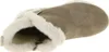 A top-down view of a beige boot with white fur lining. Produktbild-Vorschau
