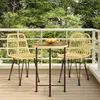 3-tlg. Garten-Essgruppe Poly Rattan , Gartenmöbel-Sets Produktbild-Vorschau 1