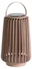 Dehner Solar-Laterne Amira Ø18 x H37 cm – LED Gartenlaterne Produktbild-Vorschau 1