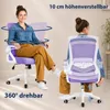 Bürostuhl Schreibtischstuhl mit klappbaren Armlehnen & Produktbild-Vorschau 7