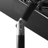 Sonnenschirm mit Aluminium-Mast 3-lagig Anthrazit 3 m Produktbild-Vorschau 6