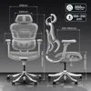FLEXISPOT ErgoX Max: Ergonomická kancelářská židle s Náhled obrázku produktu 4
