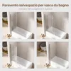 S'AFIELINA Cabine doccia pieghevole 2 pezzi per vasca Anteprima dell’immagine prodotto 6
