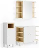 Badmöbel-Set Vicco Aquis Weiß 3 Teile, Model 36246 Produktbild-Vorschau 1