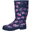 Bockstiegel Damen Regenstiefel Lena dunkelblau/multi Gr. 40 Produktbild-Vorschau 2