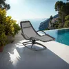 tectake® Gartenliege Toulon, ergonomisch, Schwingfunktion Produktbild-Vorschau 9