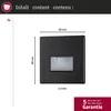 Paulmann Bundle LED Wandeinbauleuchte Edge Produktbild-Vorschau 3