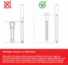 PremiumX 10-15cm Ø 48mm Wandhalter Stahl SAT-Antenne Produktbild-Vorschau 4