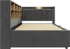 Łóżko tapicerowane Sweiko sofa rozkładana 90x200 cm, Z Podgląd zdjęcia produktu 14