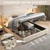 Bett 160x200 mit Stauraum Hydraulische,Stauraumbett mit Produktbild-Vorschau 3